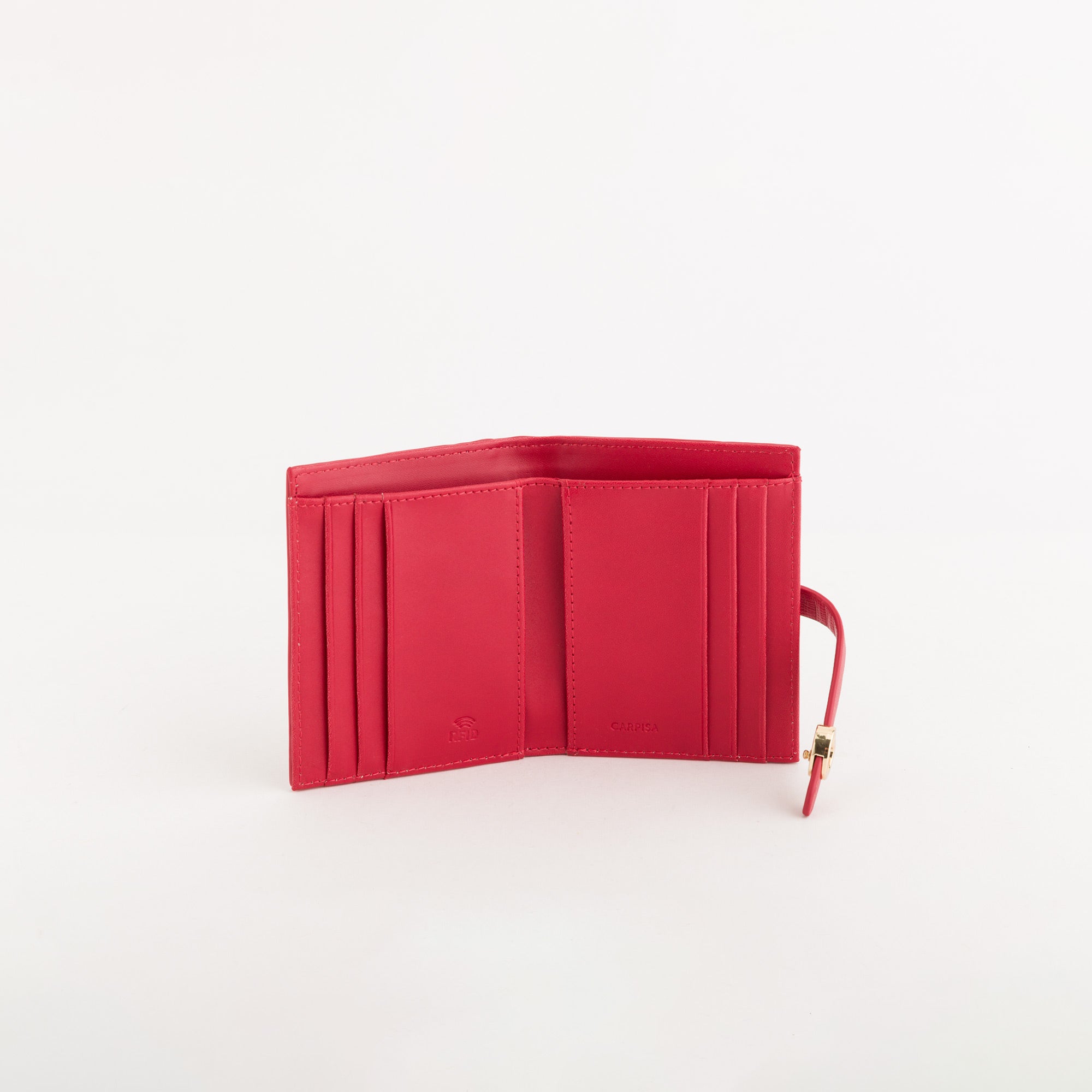 Women's Small Wallet/Card Holder - Dalia wallet v3 Lipstick Red