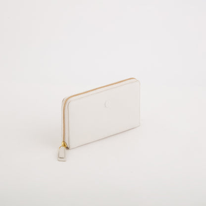 Große Damenbrieftasche - Delta Spring Wallet Weiß Wolke