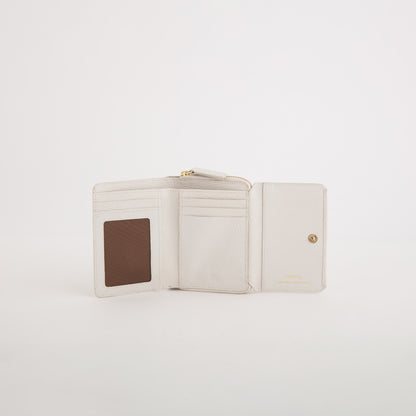 Kleine Geldbörse für Damen - Delta Spring Wallet Weiß Wolke