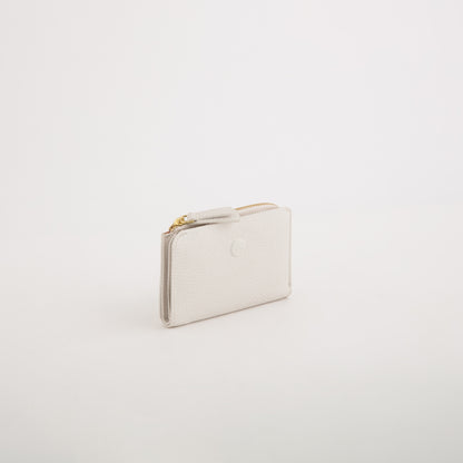 Mittelgroße Geldbörse für Damen — Delta Spring Wallet Weiß Wolke