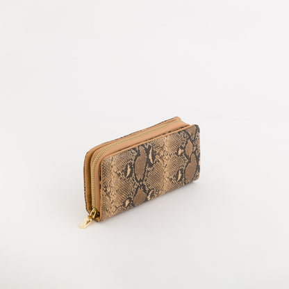 Large Women's Wallet - Berenice wallet v1 Beige/Multicolor
