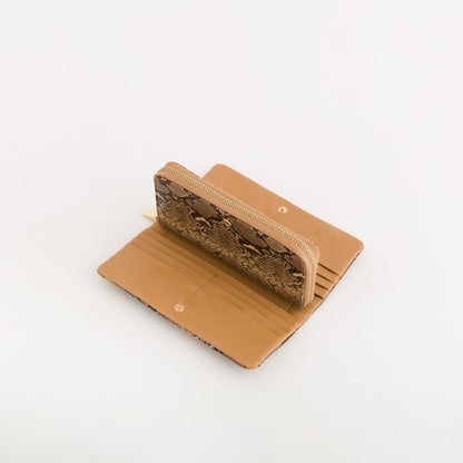 Large Women's Wallet - Berenice wallet v1 Beige/Multicolor