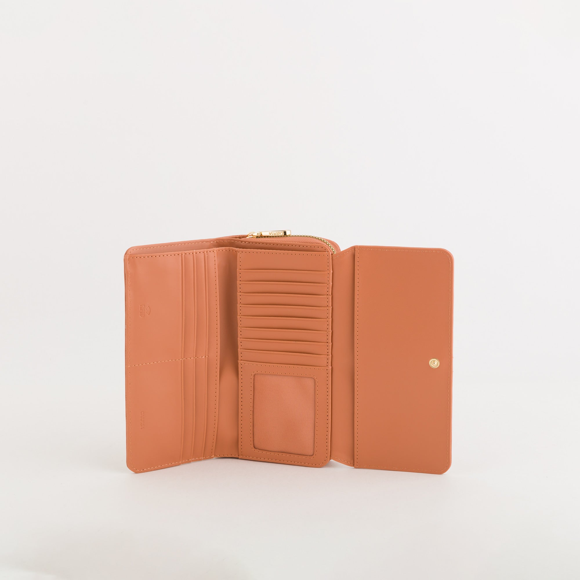 Portafoglio Grande Donna - Marie wallet Salmone