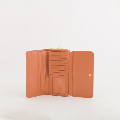 Portafoglio Grande Donna - Marie wallet Salmone