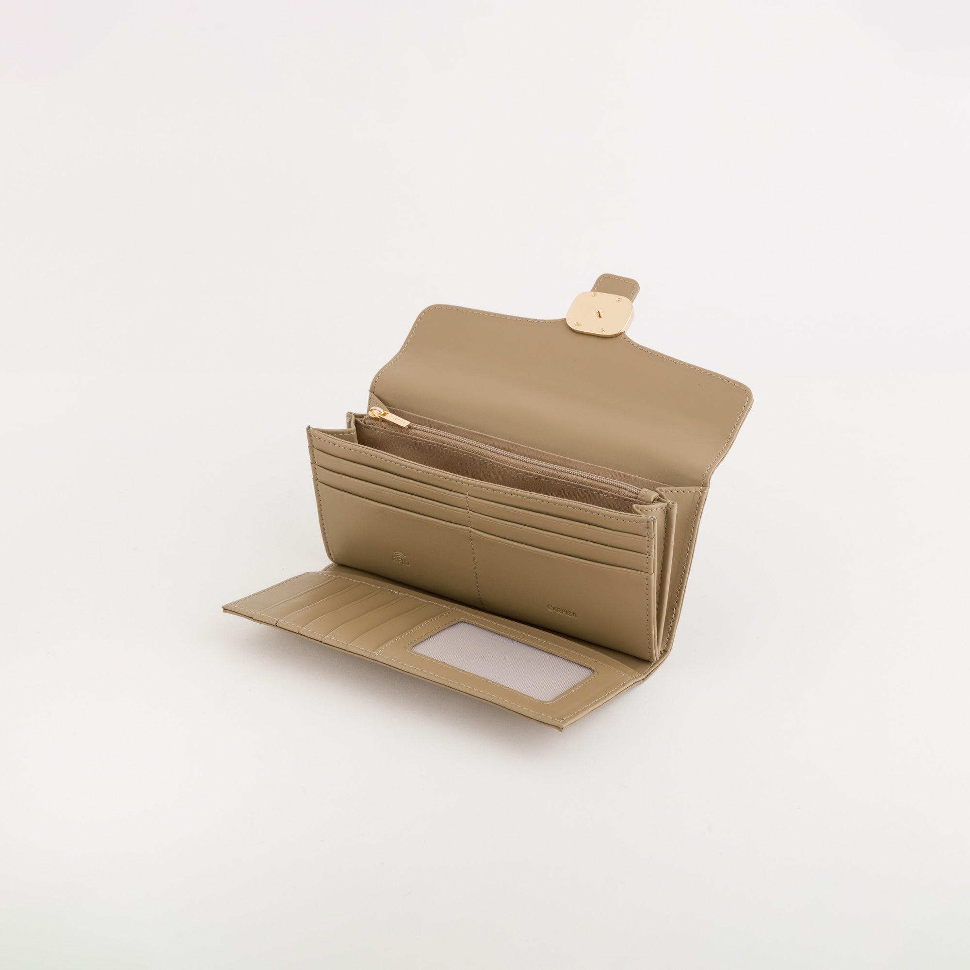 Portafoglio Grande Donna - Michela wallet v1 Fango