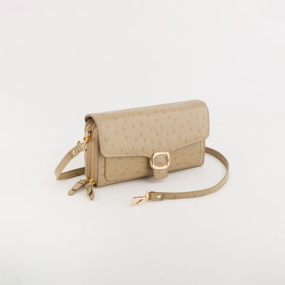 Portafoglio/Tracollina Donna - Michela wallet v1 Fango