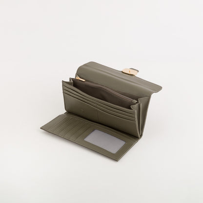 Große Damenbrieftasche - Michela Wallet v5 Olive