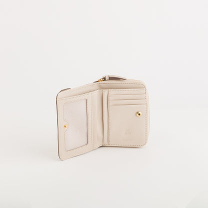 Women's Small Wallet - Michela wallet v5 Cream