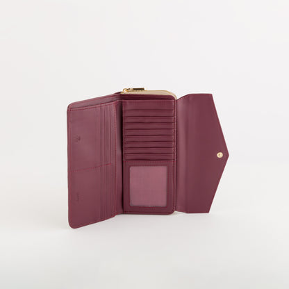Portafoglio Grande Donna - Diana fall wallet Tortora/Vino