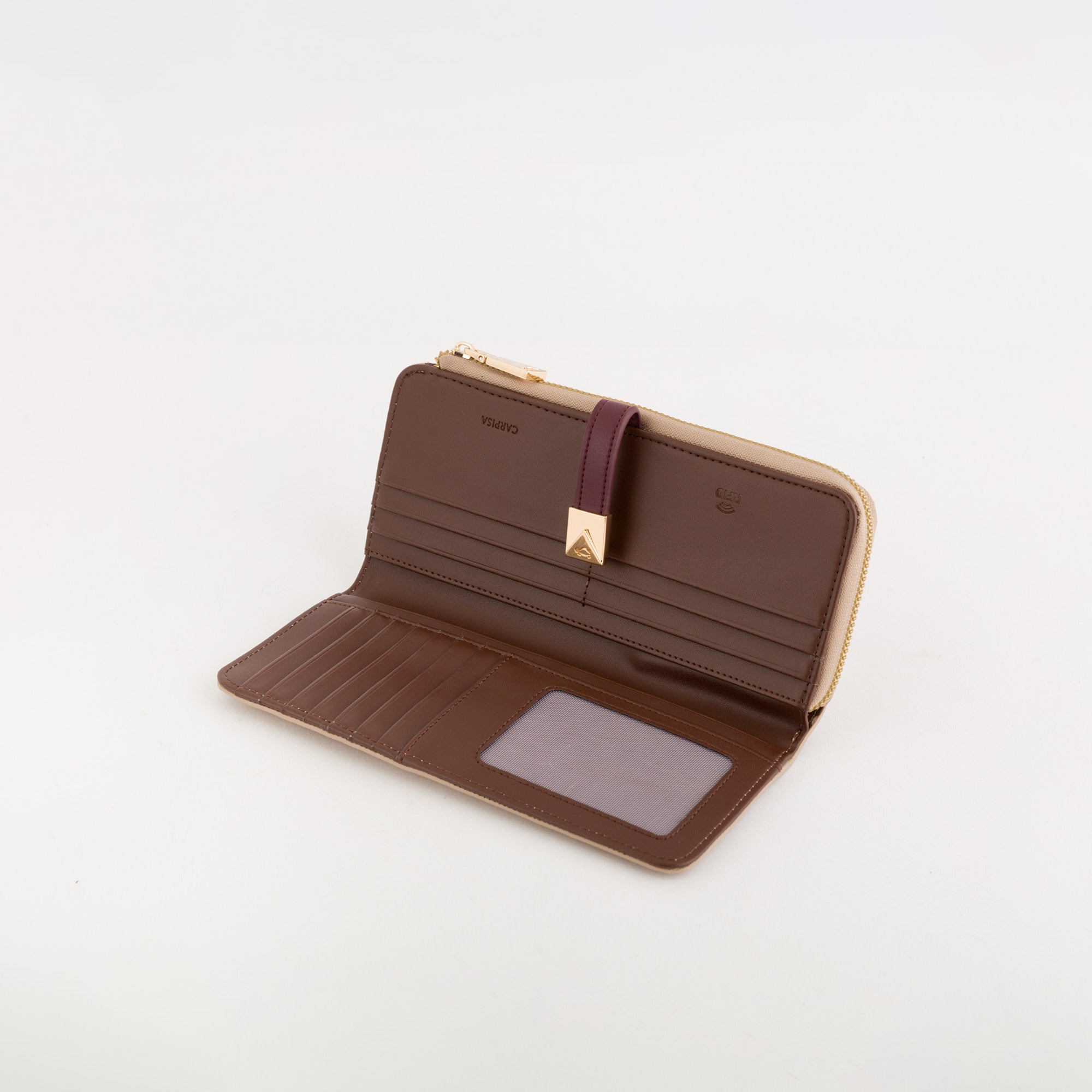 Portafoglio Grande Donna - Eleonora wallet Sabbia/Multicolore