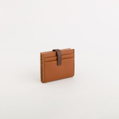Women's Small Wallet/Card Holder - Eleonora wallet Leather/Multicolor