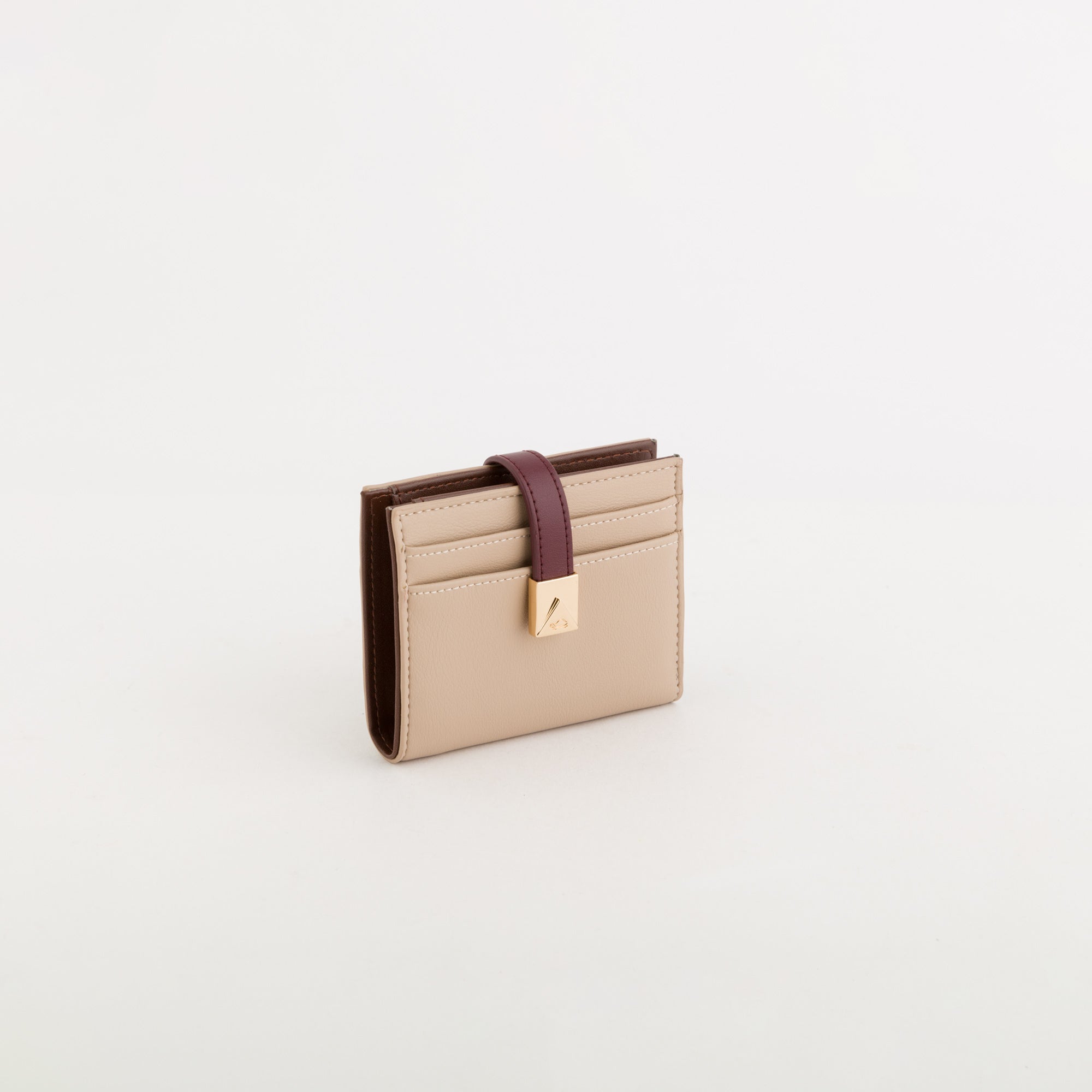 Women's Small Wallet/Card Holder - Eleonora wallet Sand/Multicolor
