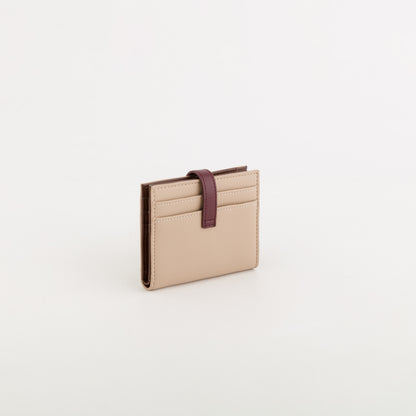 Women's Small Wallet/Card Holder - Eleonora wallet Sand/Multicolor