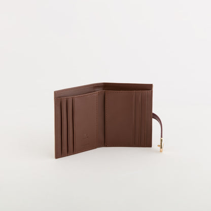 Women's Small Wallet/Card Holder - Eleonora wallet Sand/Multicolor