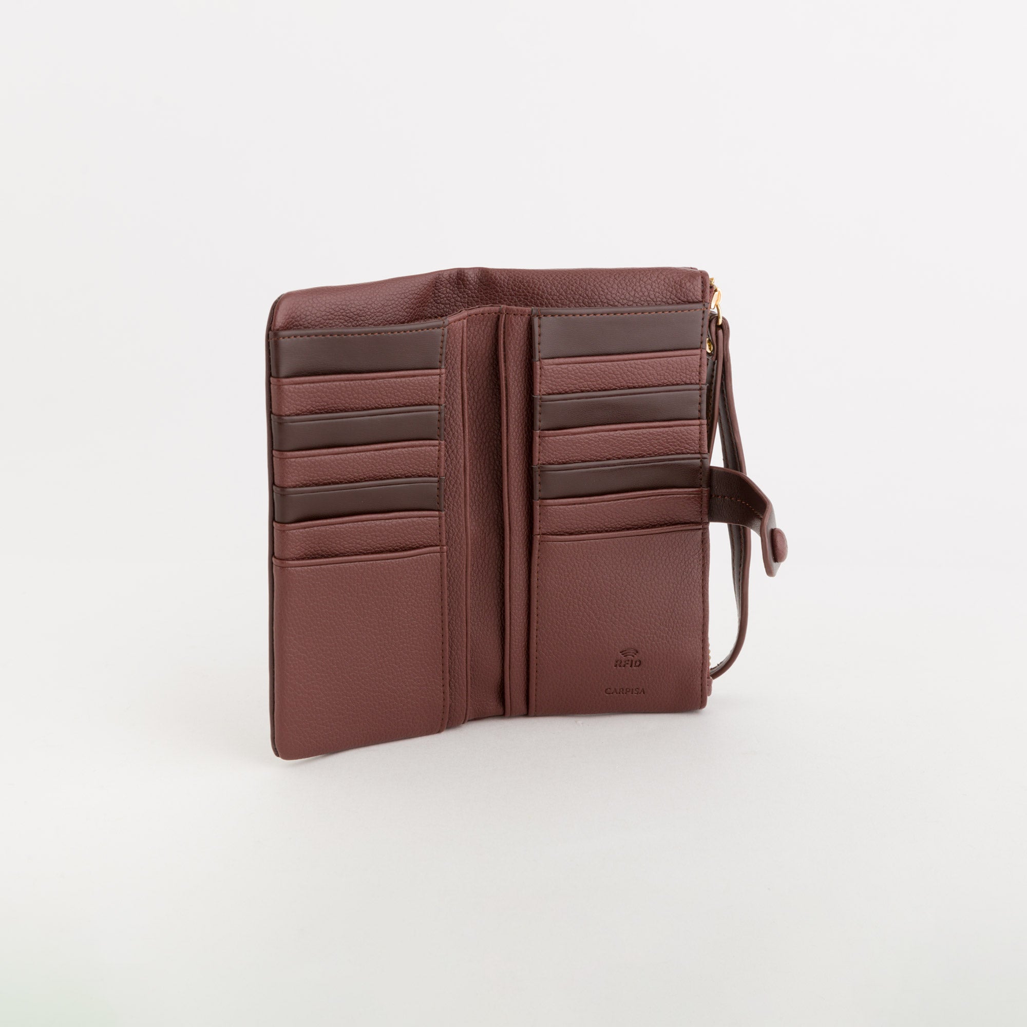 Große Damenbrieftasche - Kitty Wallet v1 Wein