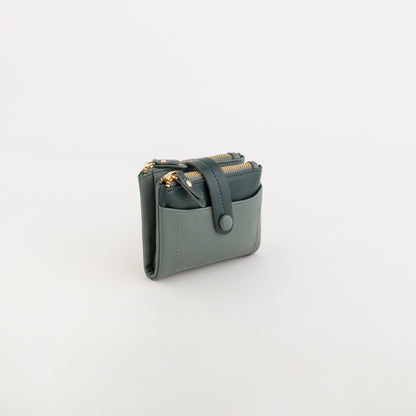 Mittelgroße Geldbörse für Damen - Kitty Wallet v1 Rosmarin
