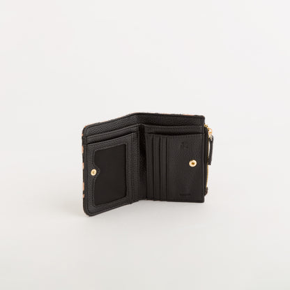 Women's Medium Wallet - Emily wallet v4 Black/Camel