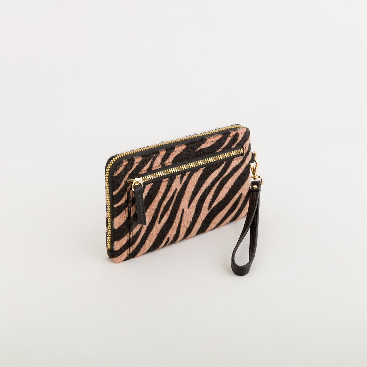 Large Women's Wallet - Emily wallet v4 Black/Camel