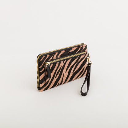 Large Women's Wallet - Emily wallet v4 Black/Camel