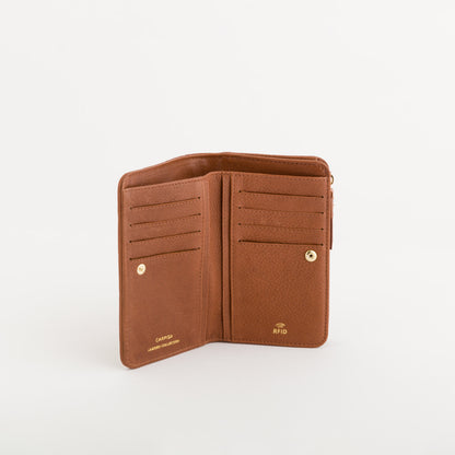 Portafoglio Medio Donna - Nora v3 wallet Tabacco