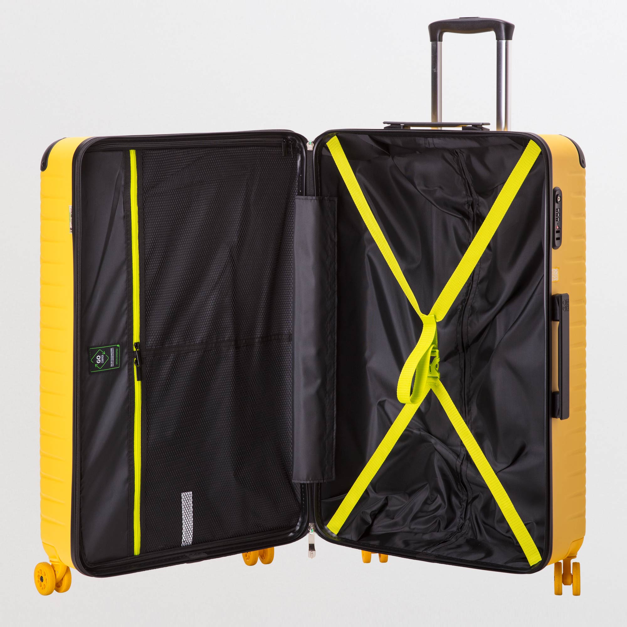 Trolley L - Rigido - Gotech green Giallo