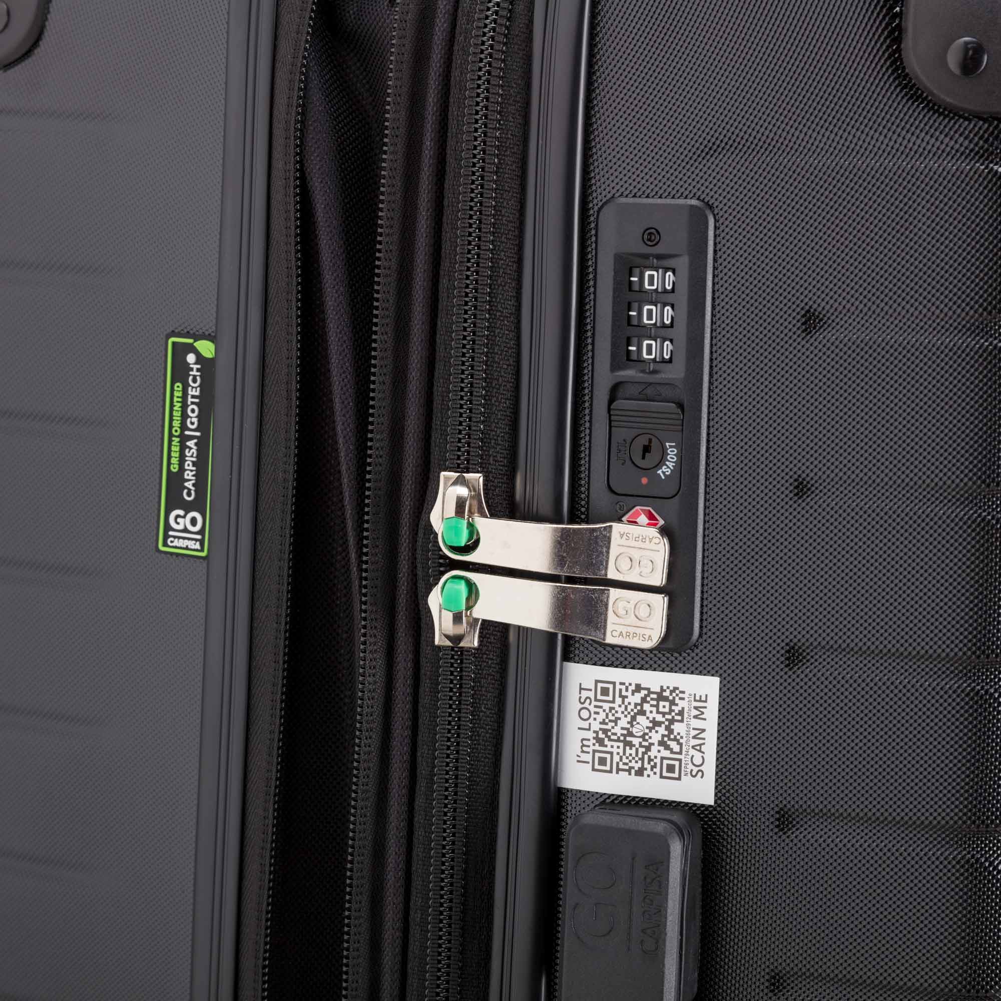 Trolley M - Rigido - Gotech green Nero