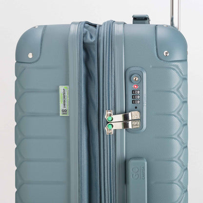 Trolley M - Rigido - Gotech green Grigio Blu