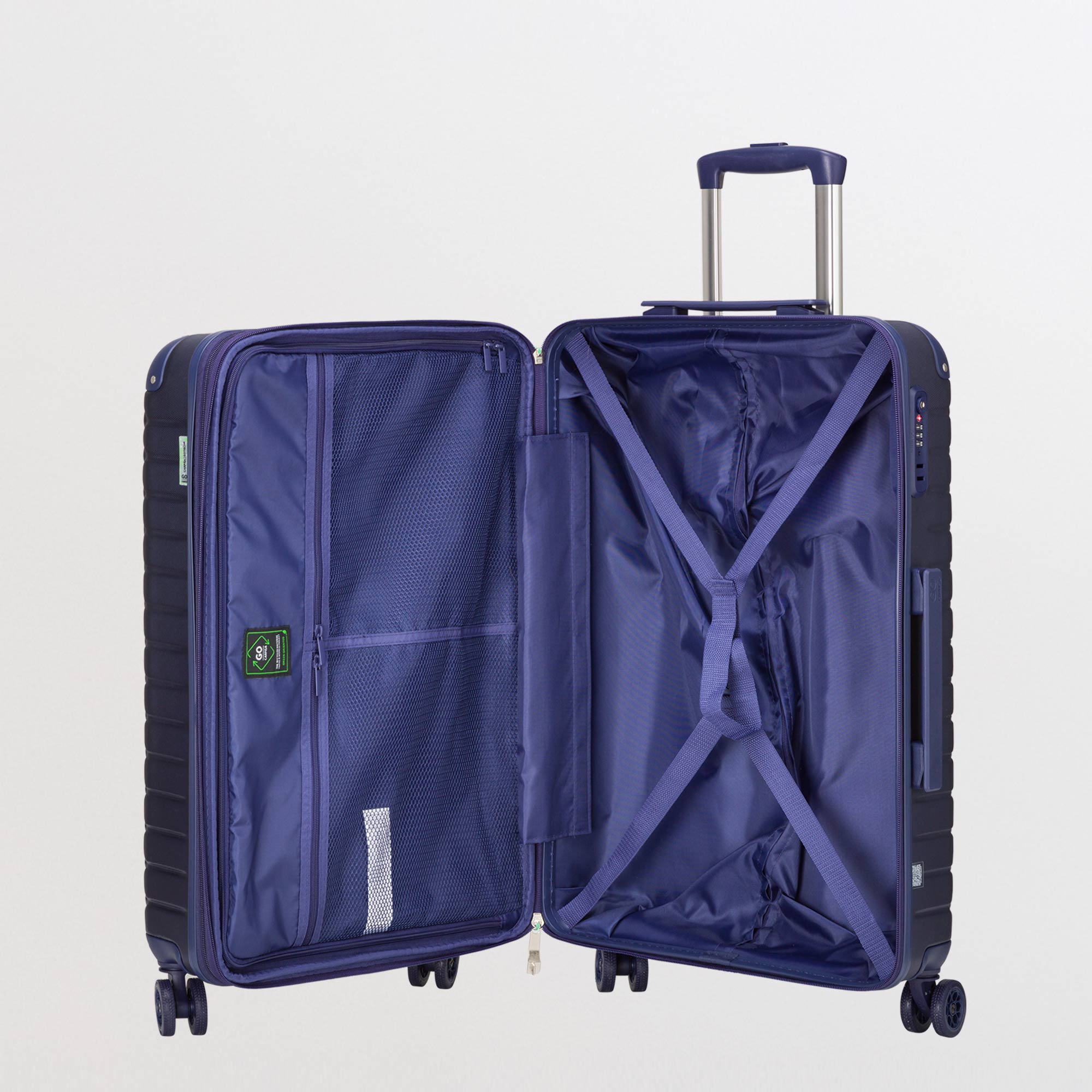 Trolley M - Rigid - Gotech green Navy blue