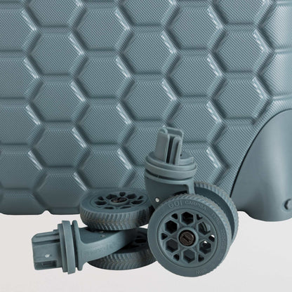 Trolley S - Rigido - Gotech green Grigio Blu