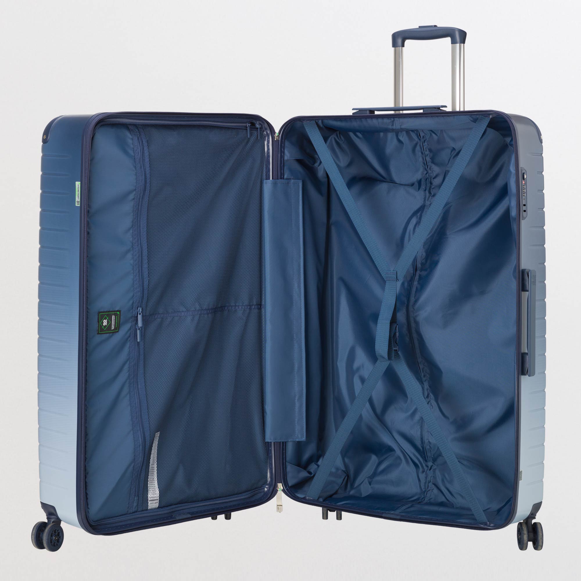 Trolley xl - rigido - Gotech green Jeans Sfumato