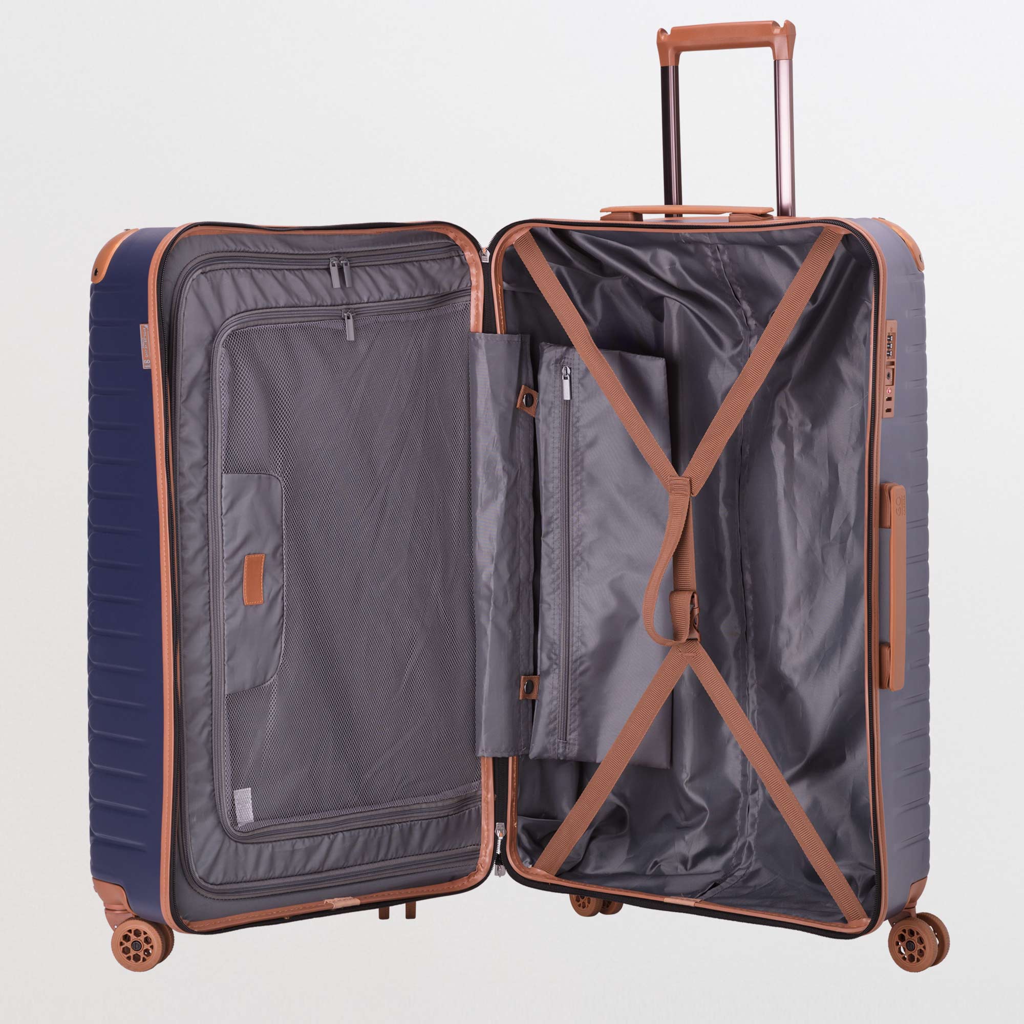 Trolley L - Rigido - Gotech premium Blu Scuro