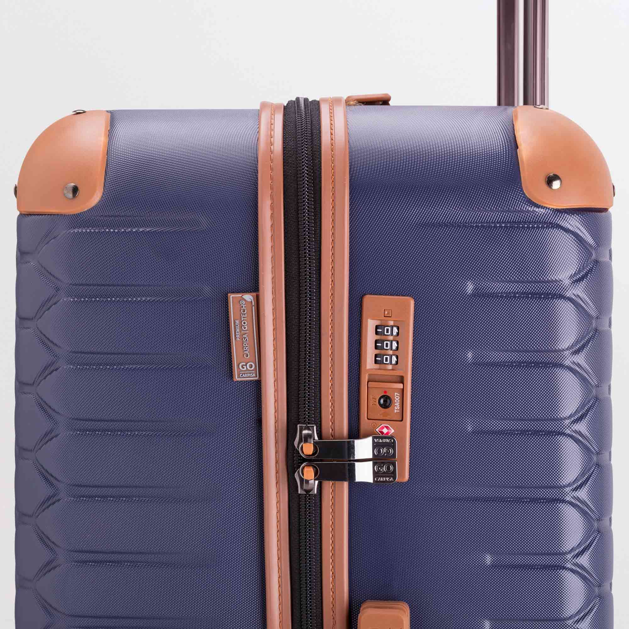 Trolley L - Rigido - Gotech premium Blu Scuro