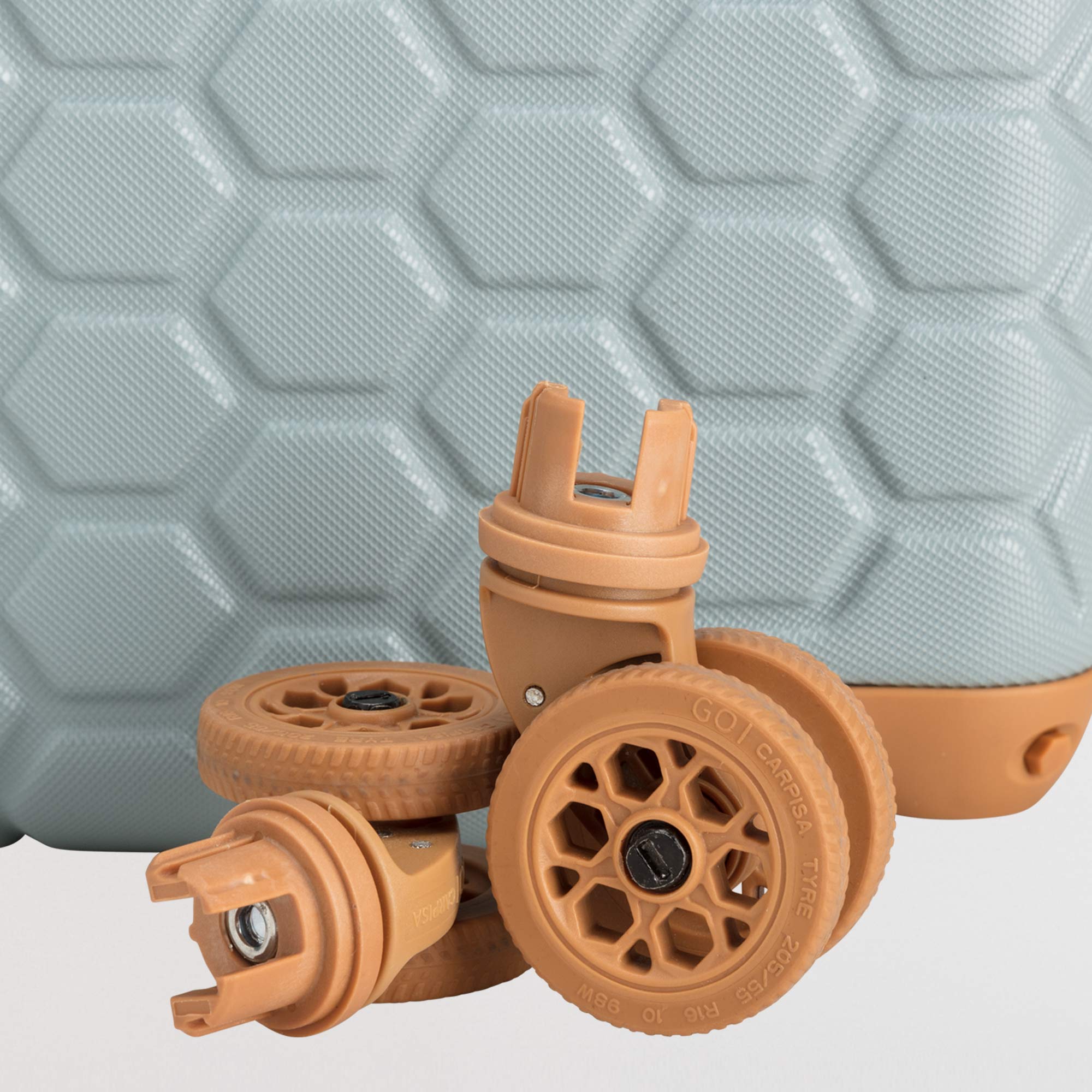 Trolley L - Rigido - Gotech premium Azzurro Ghiaccio