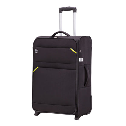 Trolley M - Semi-rigid - Split colors Nero