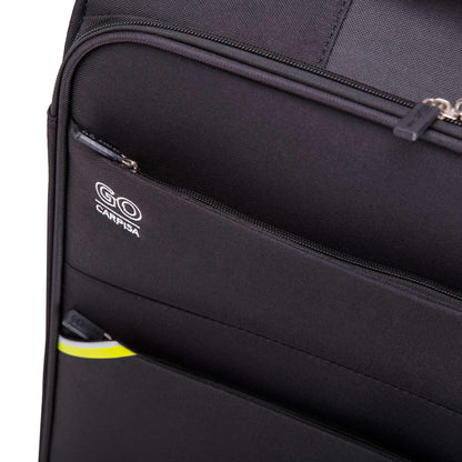 Trolley M - Semi-rigid - Split colors Nero