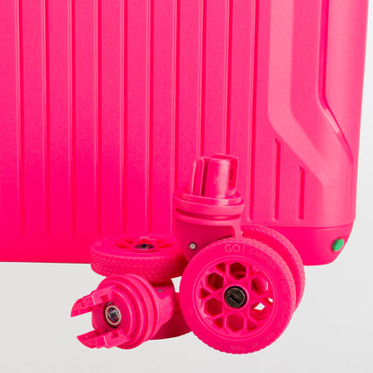 Trolley L - Rigido - Wing go Rosa luminoso