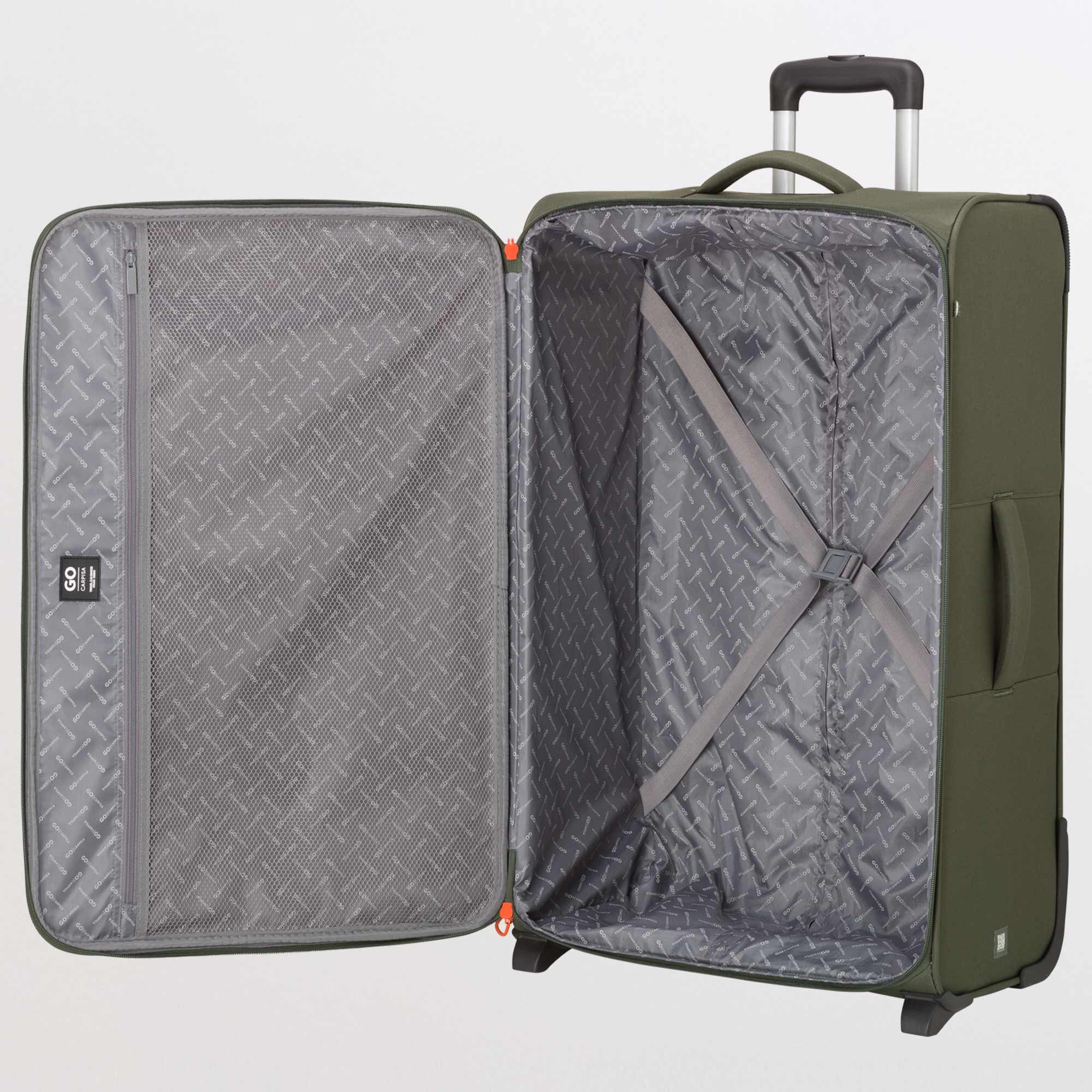 Trolley L - Semirigido - Roadmate go Verde Militare