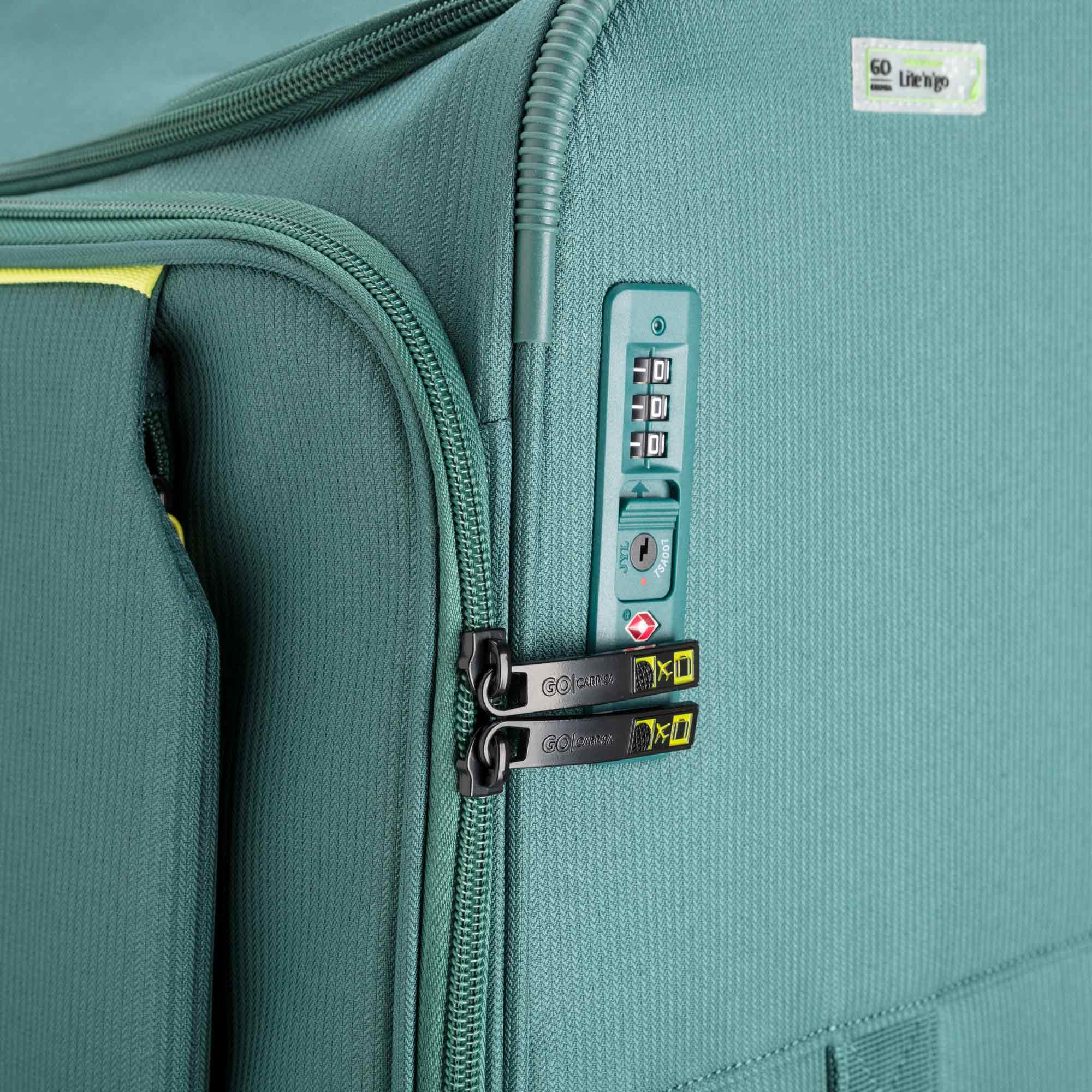 Trolley L - Semi-rigid - Lite'n'go Peacock green