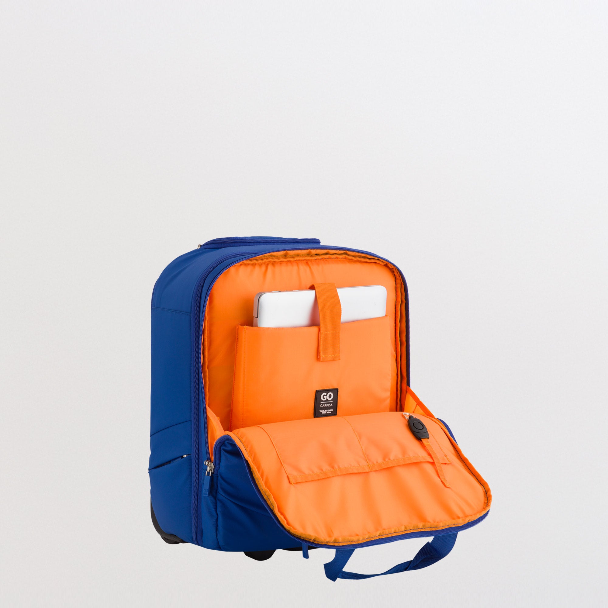 Trolley xs - semi-rigid - Thrilling go luggage Electric Blue