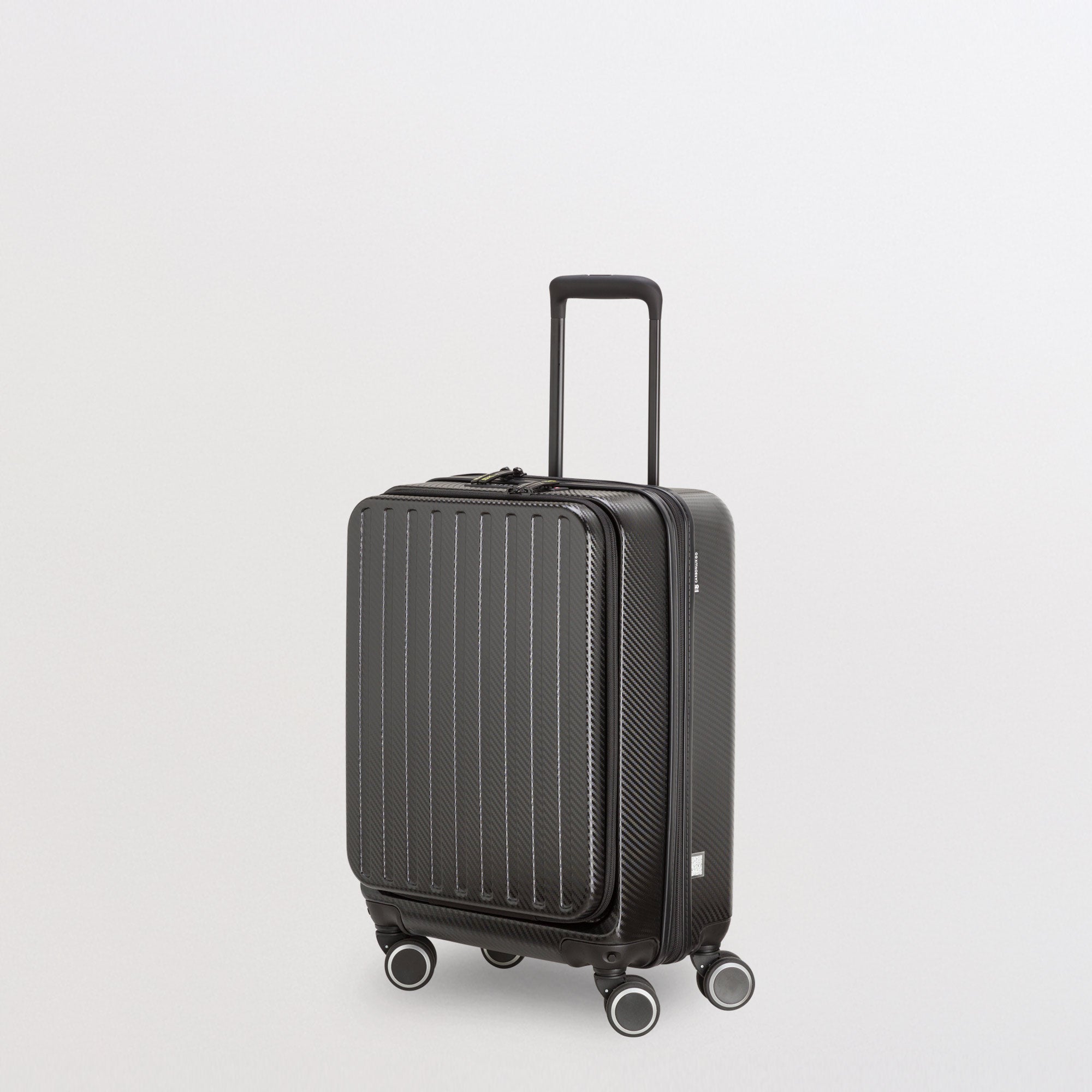 Trolley S - Rigido - Carbonlux go luggage Nero