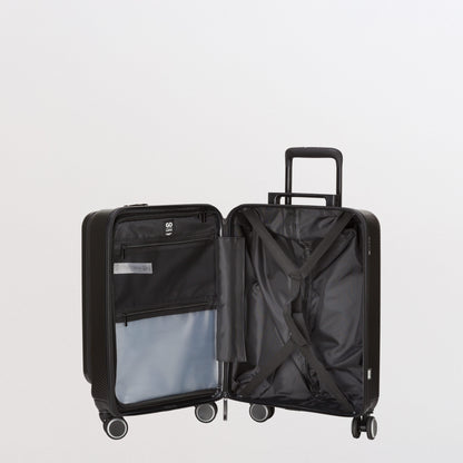 Trolley S - Rigido - Carbonlux go luggage Nero