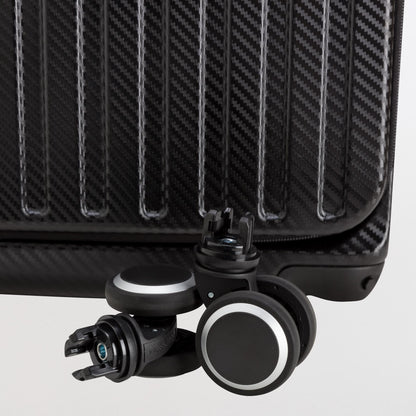 Trolley S - Rigido - Carbonlux go luggage Nero