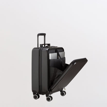 Trolley S - Rigido - Carbonlux go luggage Nero
