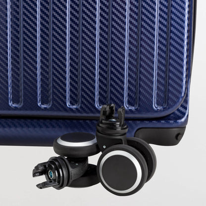 Trolley S - Rigido - Carbonlux go luggage Blu Marino