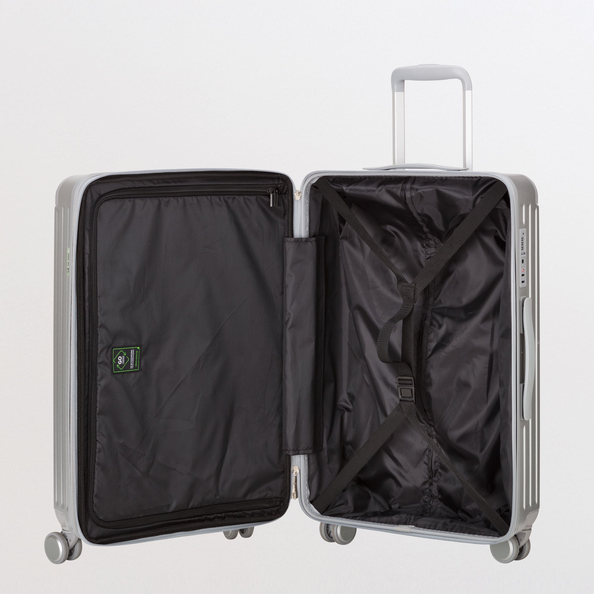 Trolley M - Rigido - Tinny go Argento