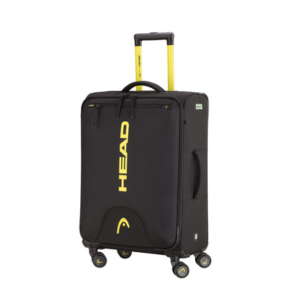 Trolley M - Semirigido - Head-just go luggage Nero