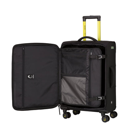 Trolley M - Semirigido - Head-just go luggage Nero