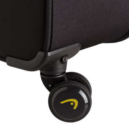 Trolley M - Semirigido - Head-just go luggage Nero