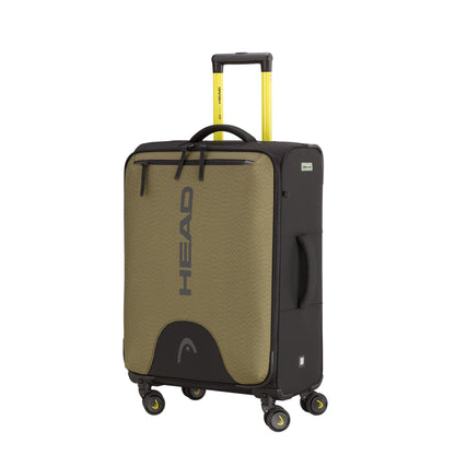 Trolley M - Semirigido - Head-just go luggage Verde Militare