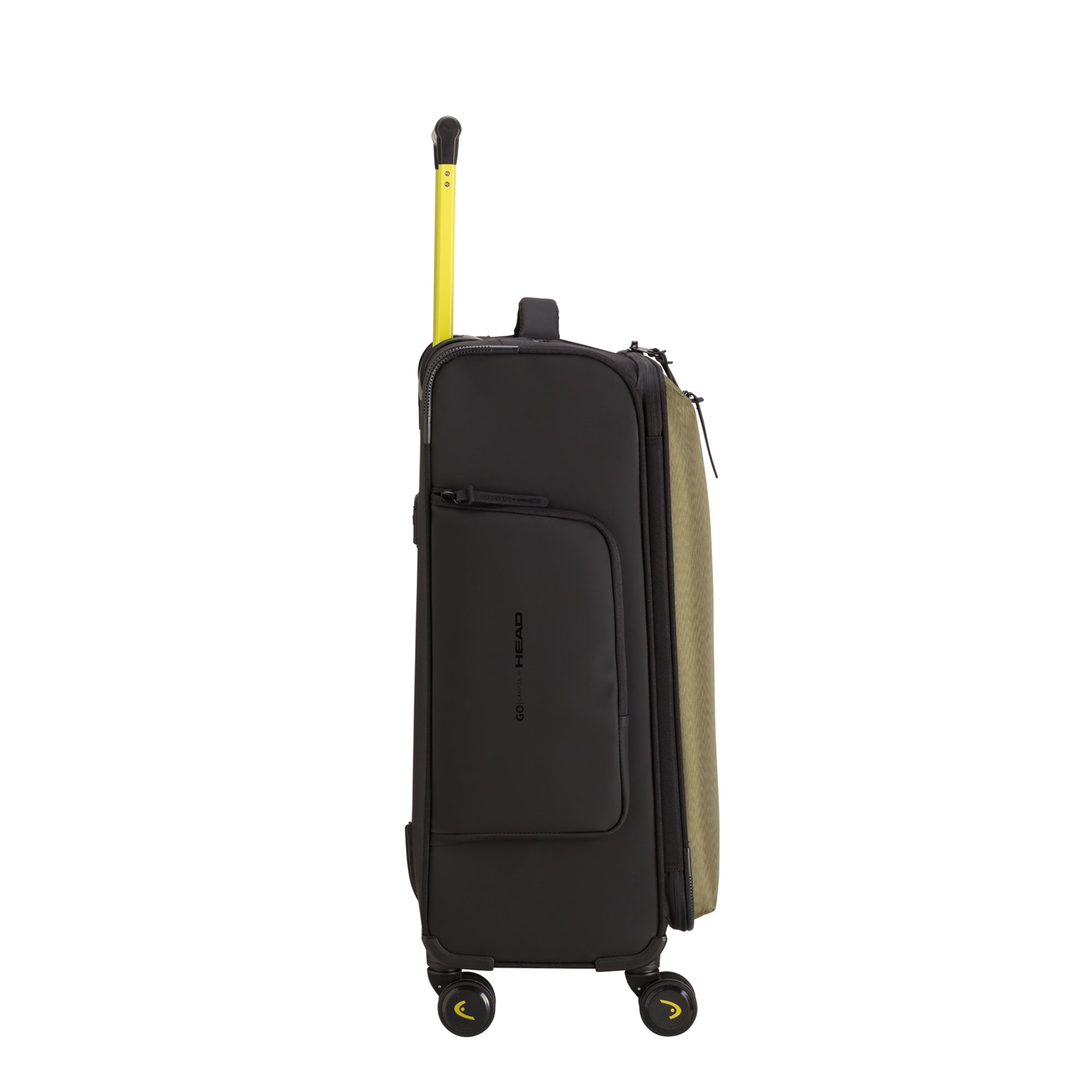 Trolley M - Semirigido - Head-just go luggage Verde Militare